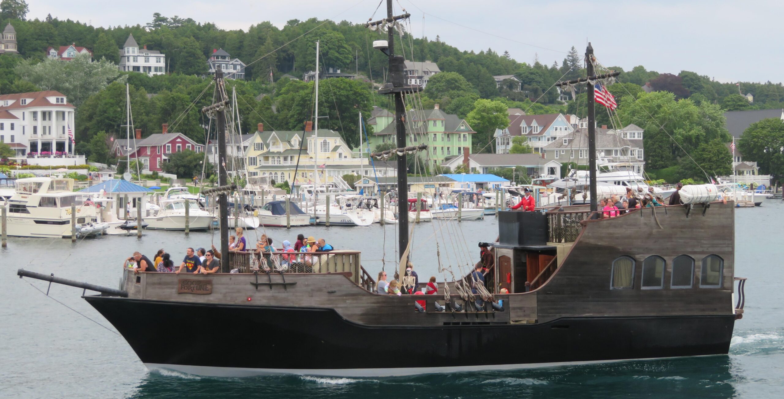 Good Fortune Pirate Ship Star Line Mackinac Island Ferry Company