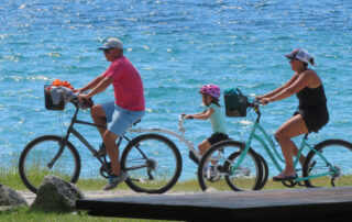 Bikers on mackinac isalnd